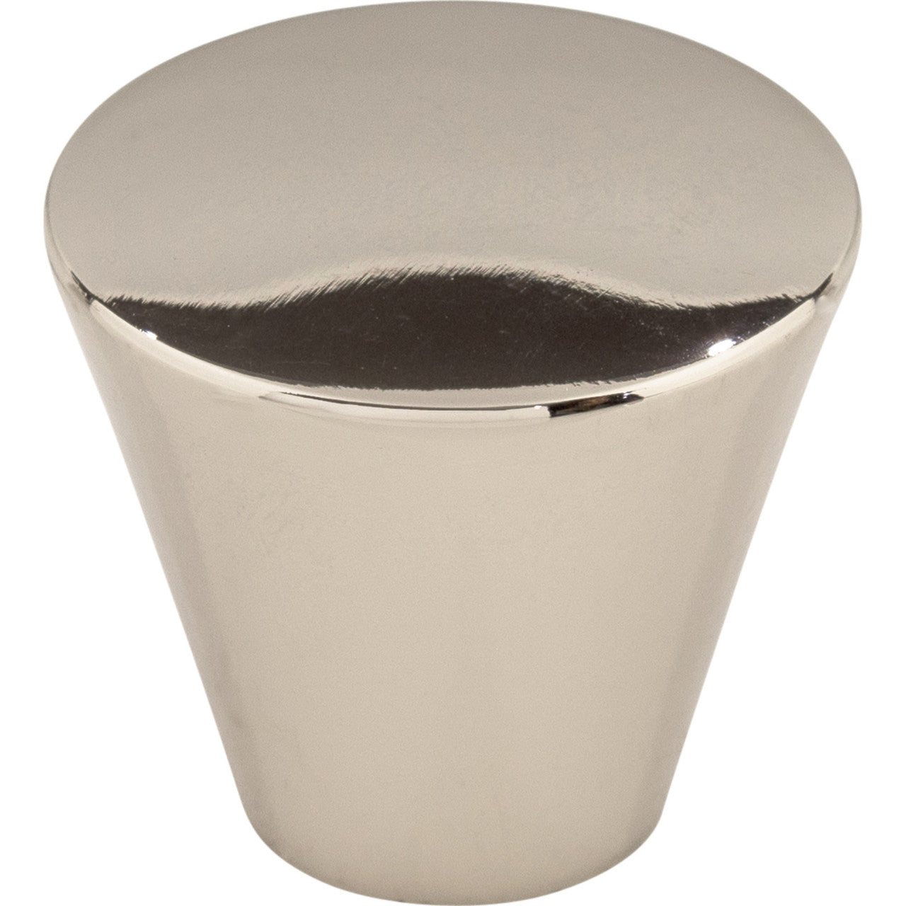 Top Knobs M1322: 1-1/16" Nouveau Round Cabinet Knob - Polished Nickel
