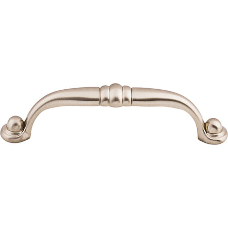 Top Knobs M1326: 3-3/4" cc Voss D-Handle Cabinet Pull - Brushed Satin Nickel