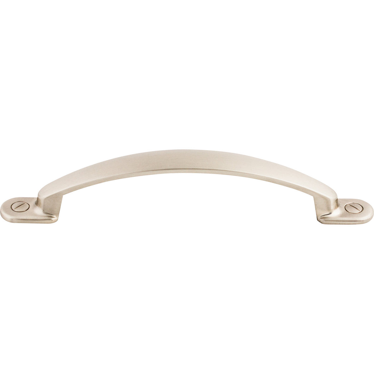 Top Knobs M1328: 5-1/16" cc Arendal D-Handle Cabinet Pull - Brushed Satin Nickel