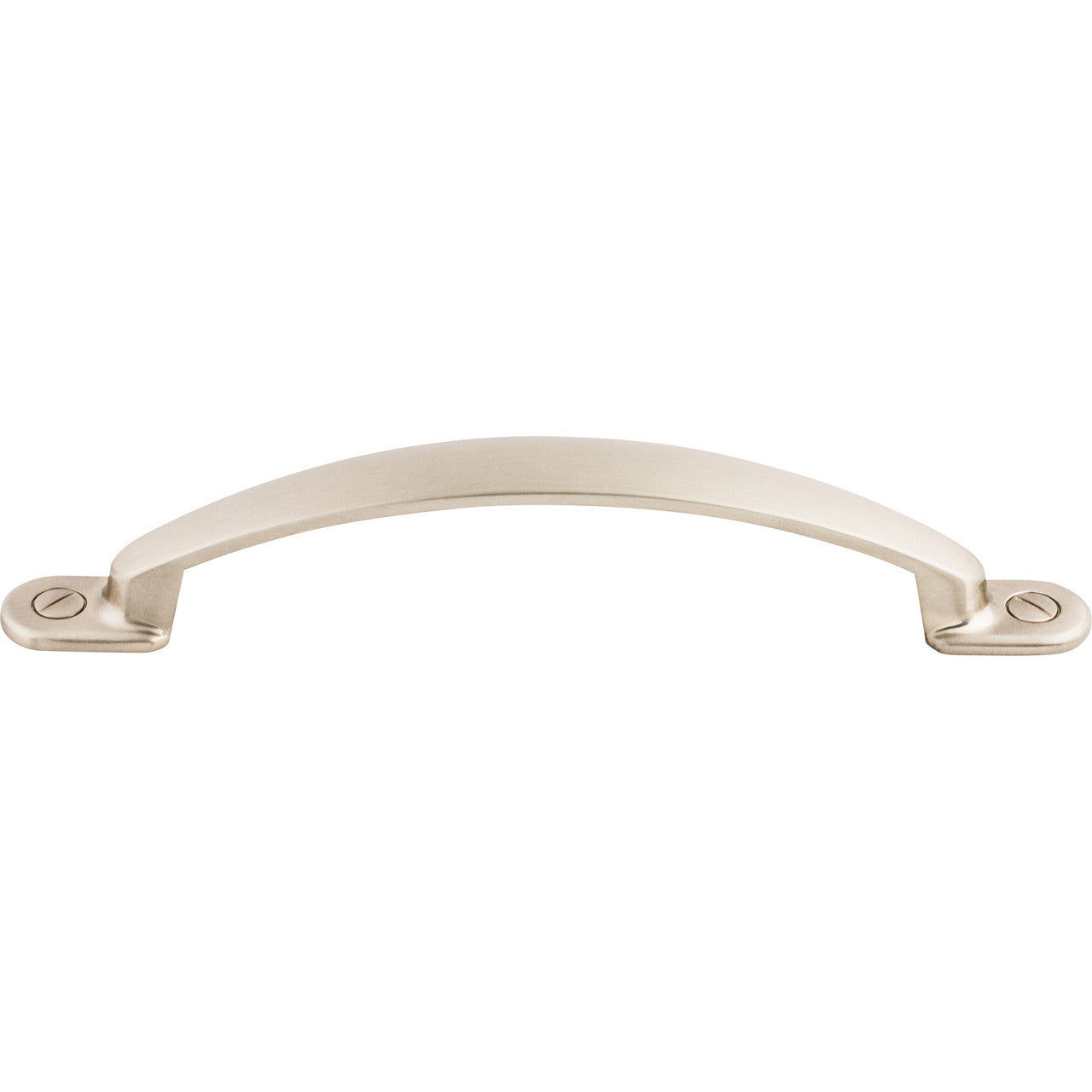 Top Knobs M1328: 5-1/16" cc Arendal D-Handle Cabinet Pull - Brushed Satin Nickel