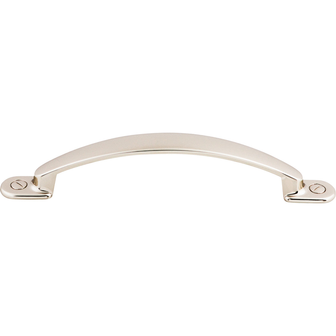 Top Knobs M1329: 5-1/16" cc Arendal D-Handle Cabinet Pull - Polished Nickel