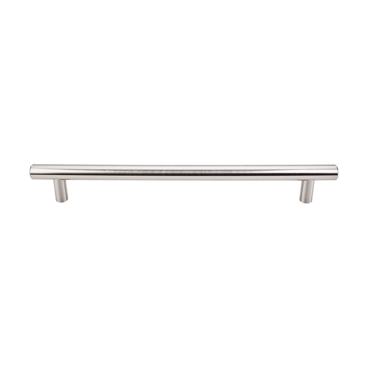 Top Knobs M1331-12: 12" cc Hopewell Round Bar Appliance Pull - Brushed Satin Nickel