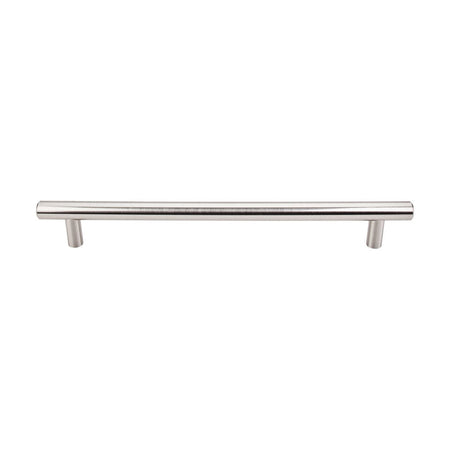Top Knobs M1331-12: 12" cc Hopewell Round Bar Appliance Pull - Brushed Satin Nickel