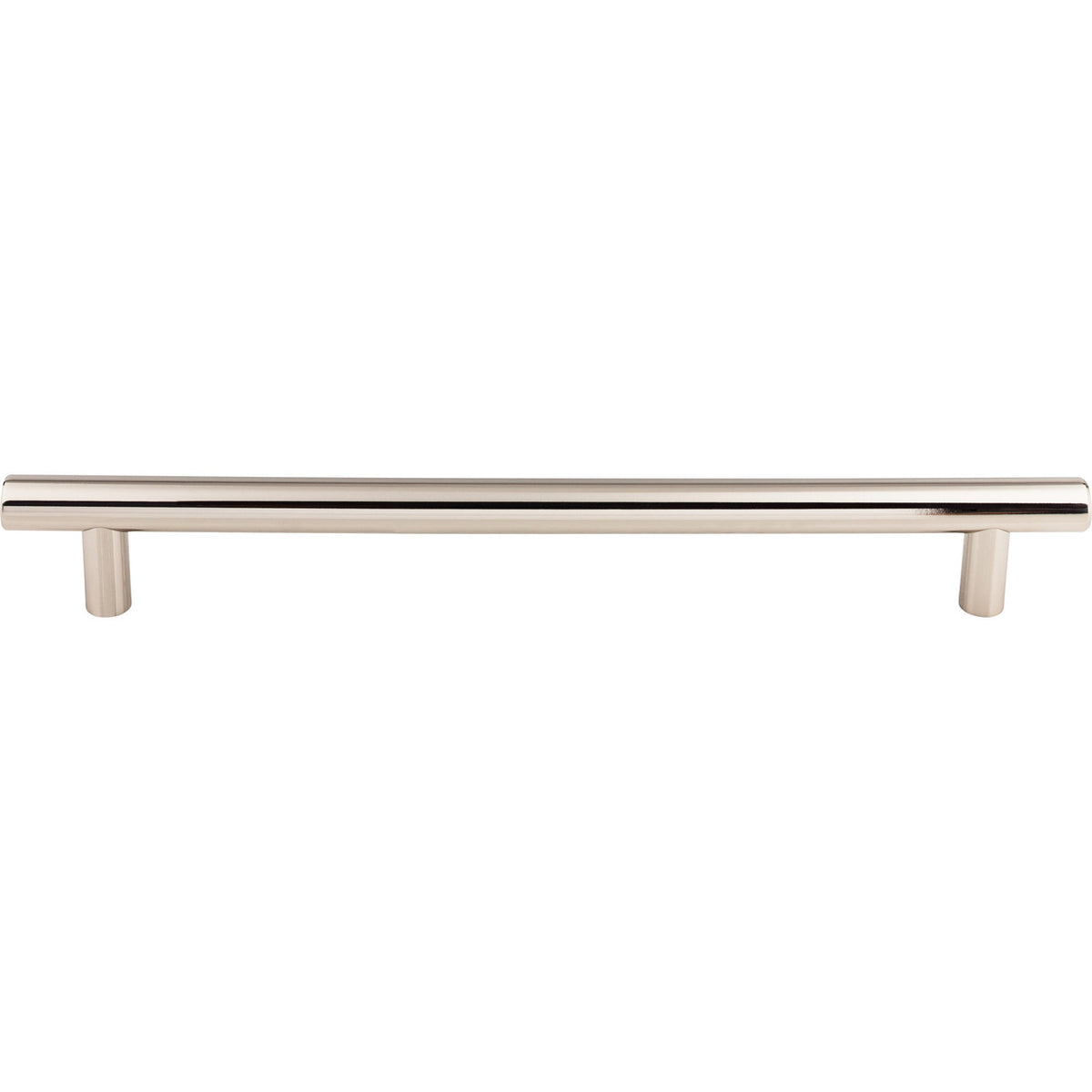 Top Knobs M1332-12: 12" cc Hopewell Round Bar Appliance Pull - Polished Nickel