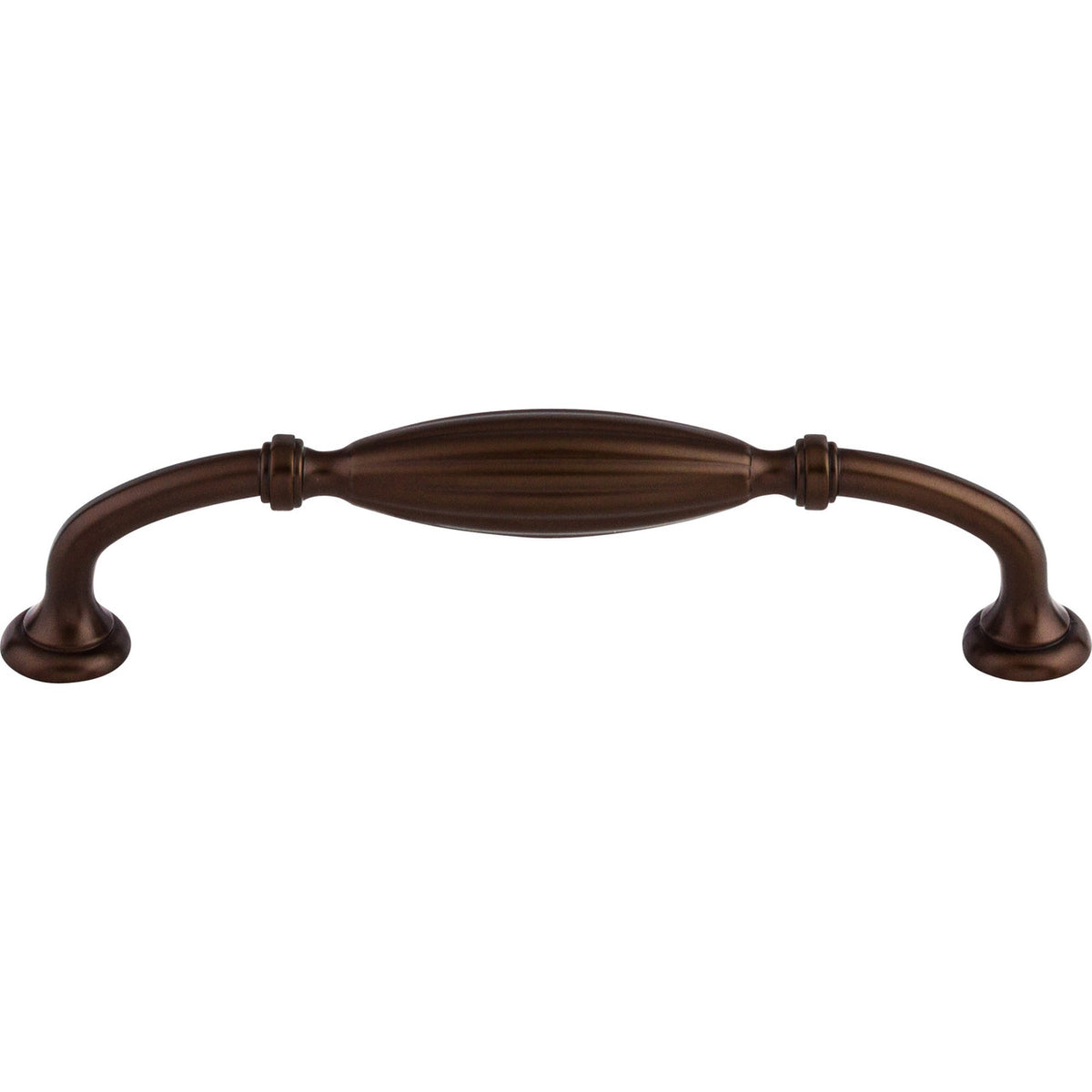Top Knobs M1335: 5-1/16" cc Tuscany D-Handle Cabinet Pull - Oil Rubbed Bronze
