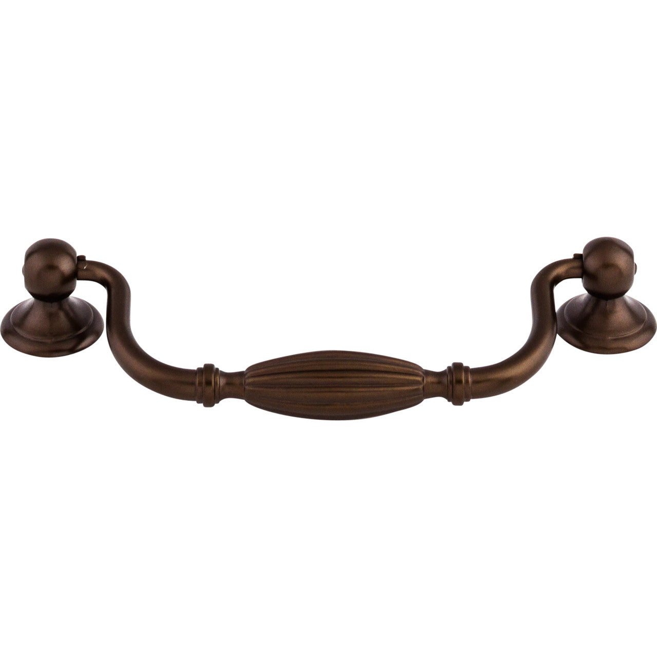 Top Knobs M1336: 5-1/16" cc Tuscany Drop Bail Cabinet Pull - Oil Rubbed Bronze