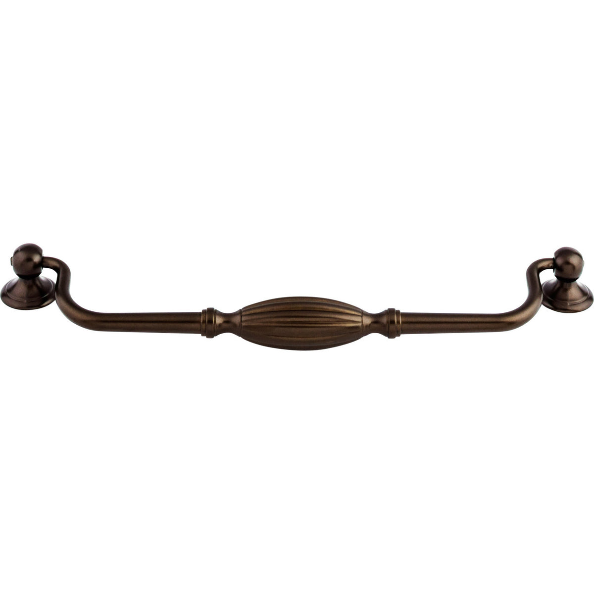 Top Knobs M1337: 8-13/16" cc Tuscany Drop Bail Cabinet Pull - Oil Rubbed Bronze