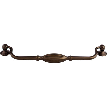 Top Knobs M1337: 8-13/16" cc Tuscany Drop Bail Cabinet Pull - Oil Rubbed Bronze