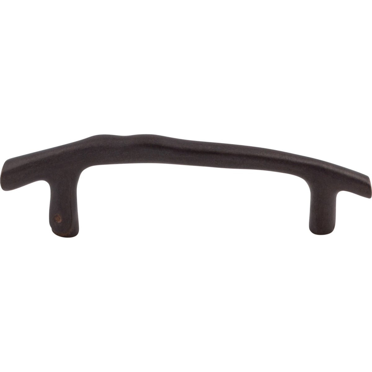 Top Knobs M1342: 3-1/2" cc Aspen Twig Cabinet Pull - Medium Bronze