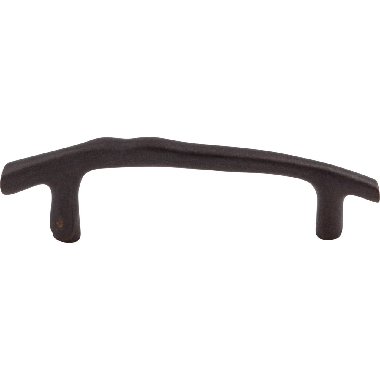 Top Knobs M1342: 3-1/2" cc Aspen Twig Cabinet Pull - Medium Bronze