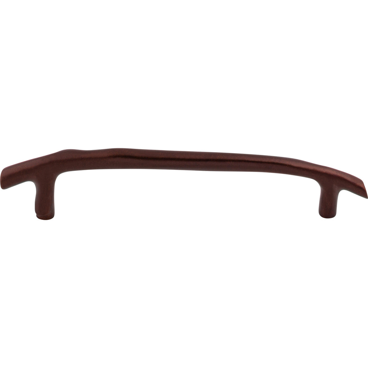Top Knobs M1353: 8" cc Aspen Twig Cabinet Pull - Mahogany Bronze