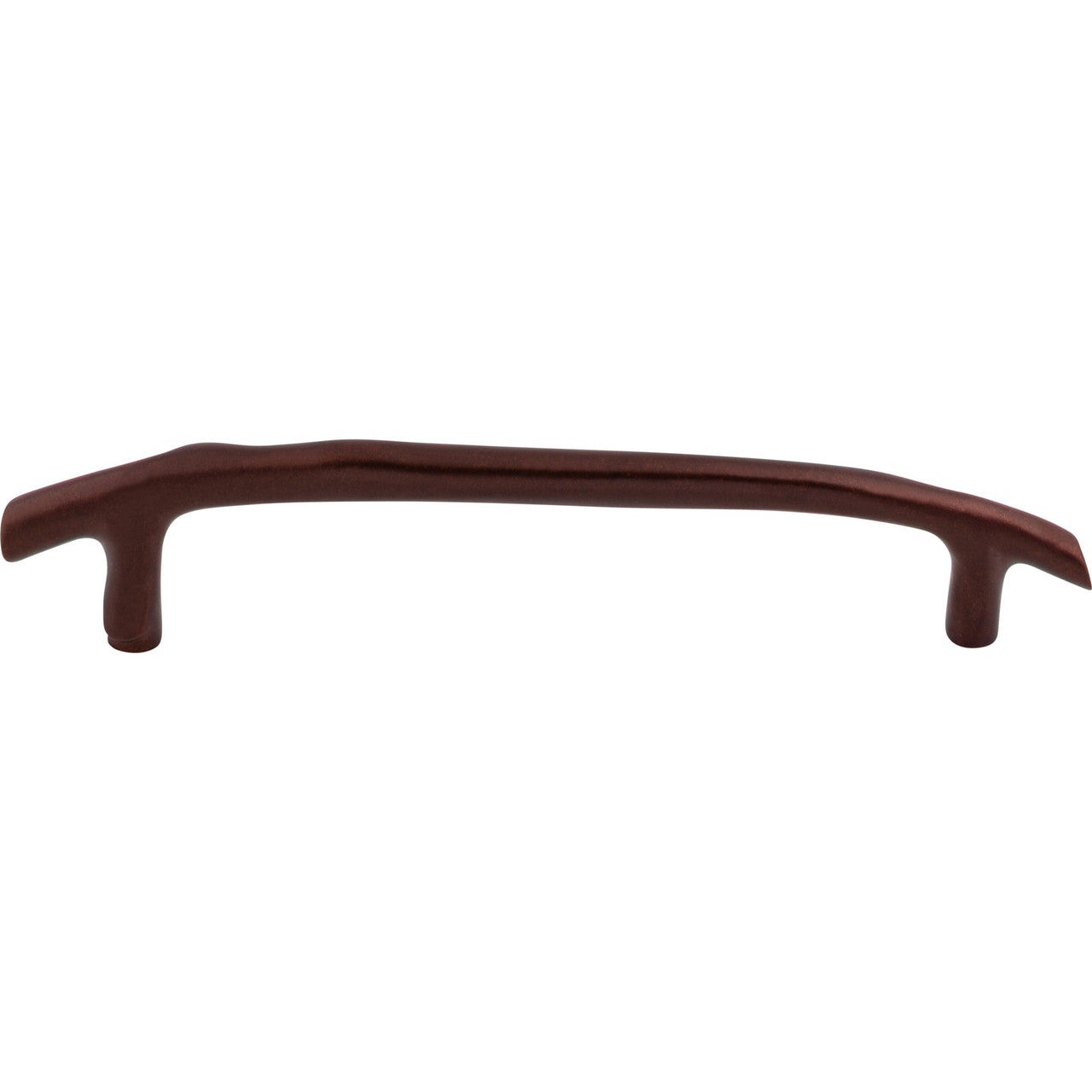 Top Knobs M1353: 8" cc Aspen Twig Cabinet Pull - Mahogany Bronze