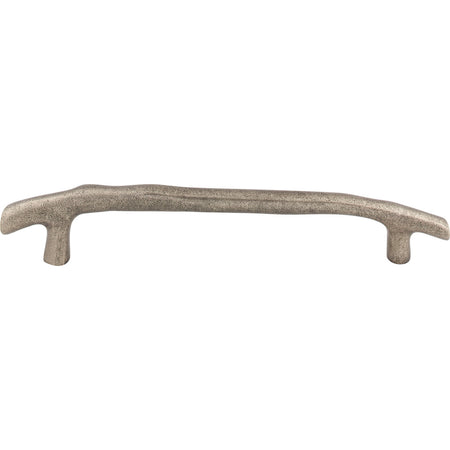 Top Knobs M1355: 12" cc Aspen Twig Appliance Pull - Silicon Bronze Light