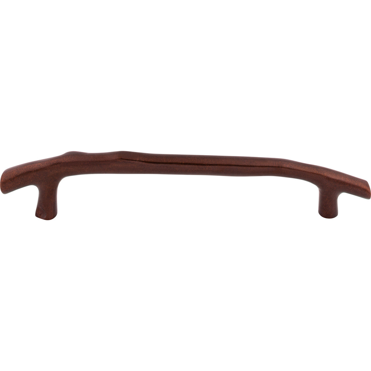 Top Knobs M1358: 12" cc Aspen Twig Appliance Pull - Mahogany Bronze
