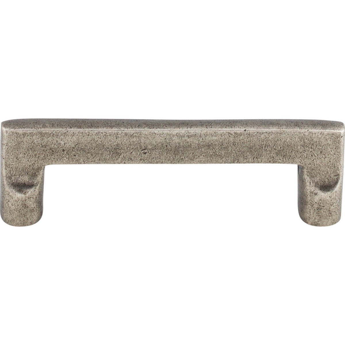 Top Knobs M1360: 4" cc Aspen Flat Sided Cabinet Pull - Silicon Bronze Light