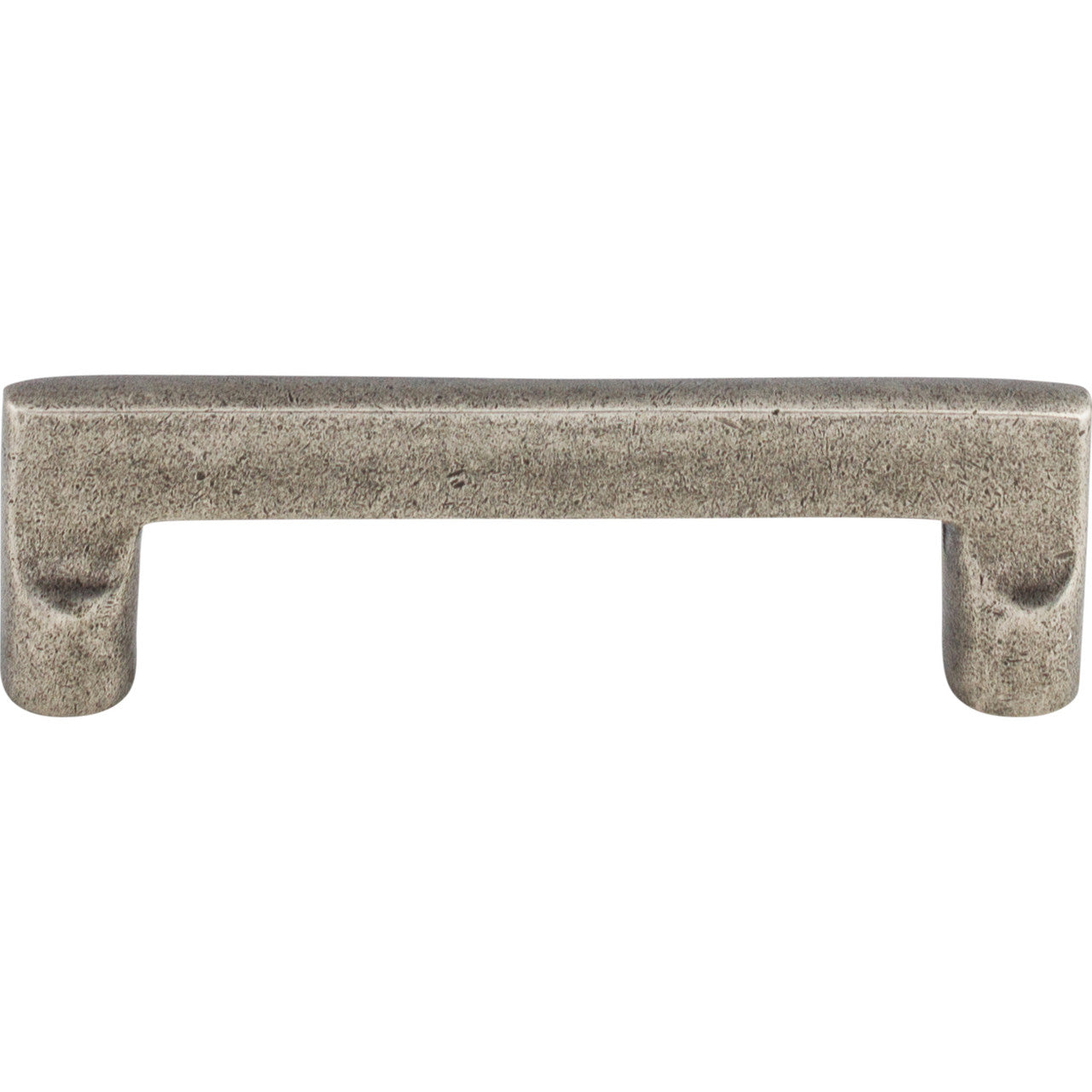 Top Knobs M1360: 4" cc Aspen Flat Sided Cabinet Pull - Silicon Bronze Light
