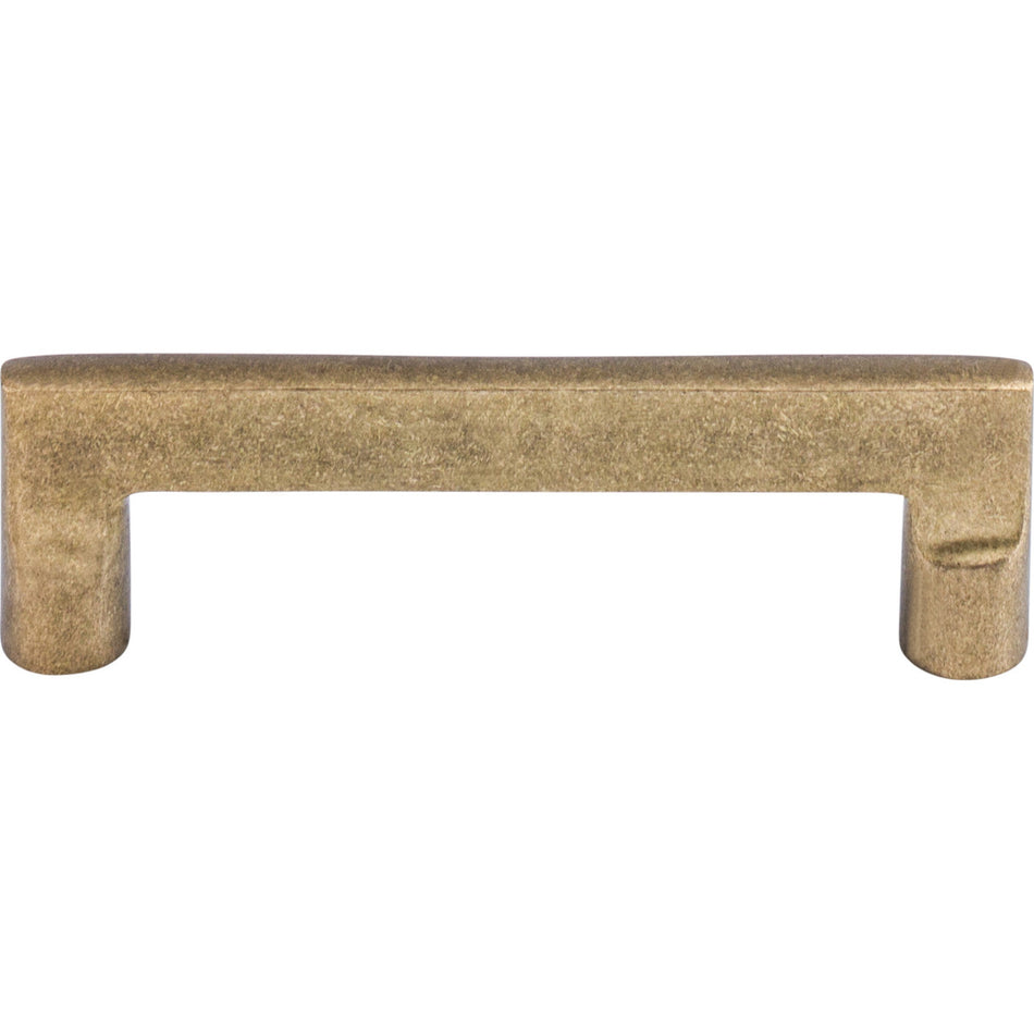 Top Knobs M1361: 4" cc Aspen Flat Sided Cabinet Pull - Light Bronze