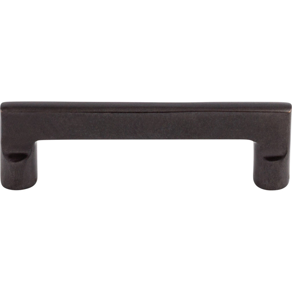 Top Knobs M1362: 4" cc Aspen Flat Sided Cabinet Pull - Medium Bronze
