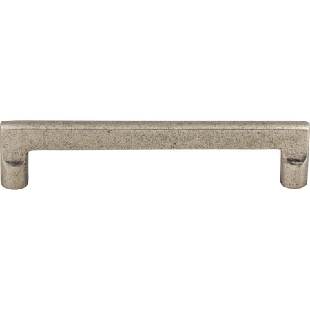 Top Knobs M1365: 6" cc Aspen Flat Sided Cabinet Pull - Silicon Bronze Light