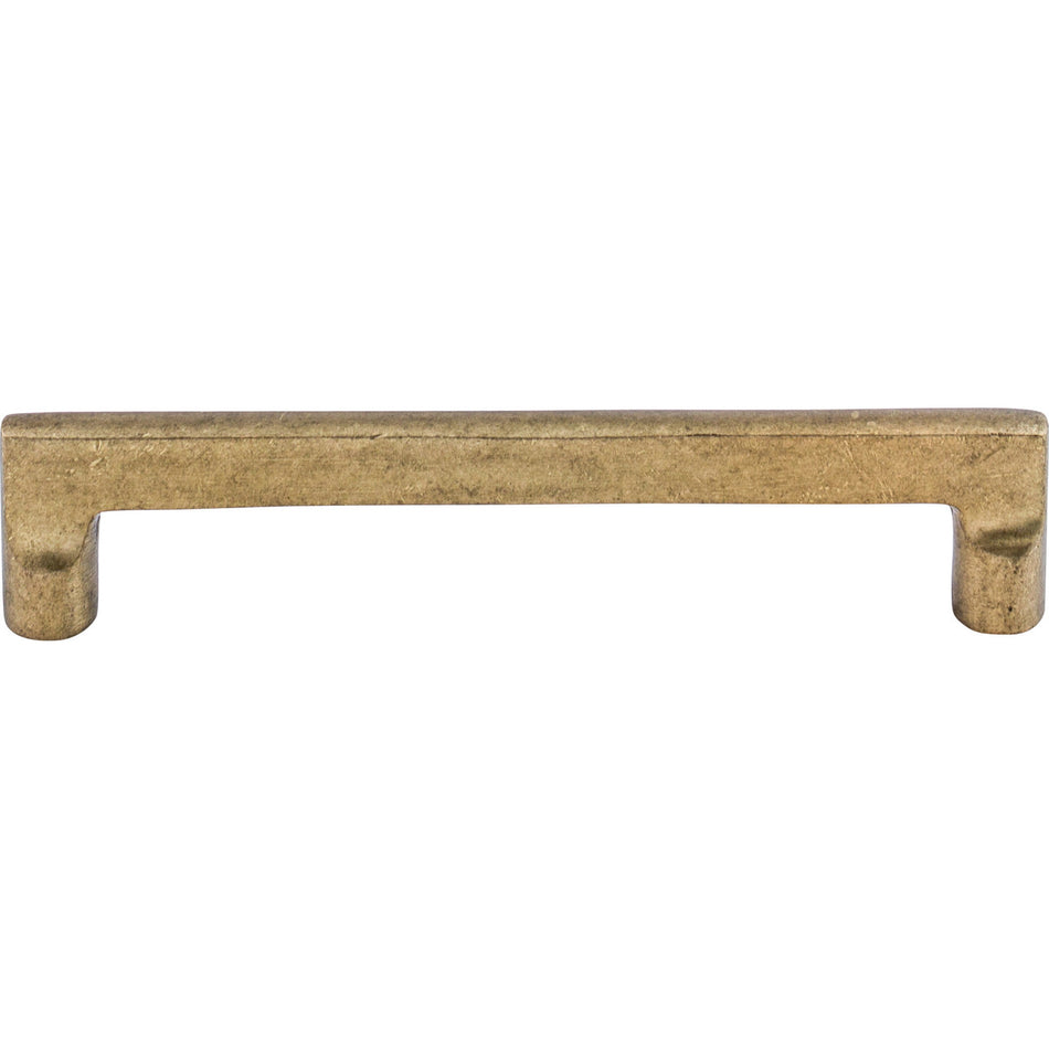 Top Knobs M1366: 6" cc Aspen Flat Sided Cabinet Pull - Light Bronze
