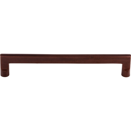 Top Knobs M1373: 9" cc Aspen Flat Sided Cabinet Pull - Mahogany Bronze