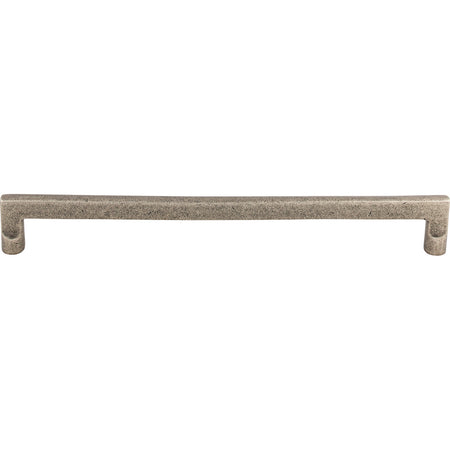 Top Knobs M1375: 12" cc Aspen Flat Sided Appliance Pull - Silicon Bronze Light