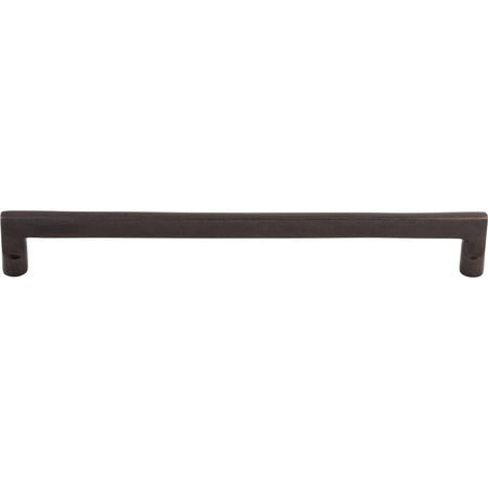 Top Knobs M1377: 12" cc Aspen Flat Sided Appliance Pull - Medium Bronze