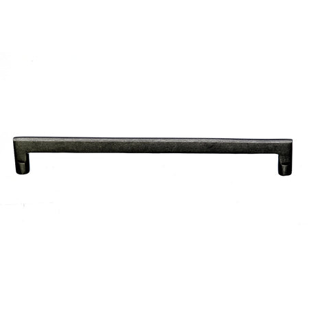 Top Knobs M1380: 18" cc Aspen Flat Sided Appliance Pull - Silicon Bronze Light