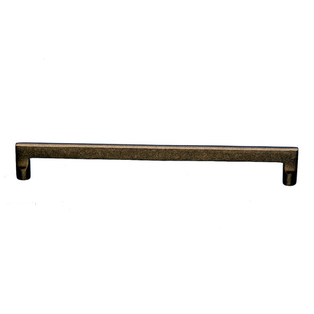 Top Knobs M1381: 18" cc Aspen Flat Sided Appliance Pull - Light Bronze