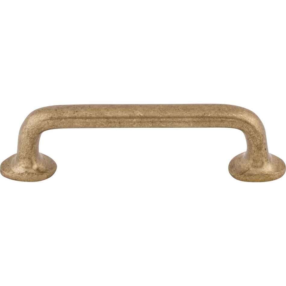 Top Knobs M1386: 4" cc Aspen Round Bar Cabinet Pull - Light Bronze