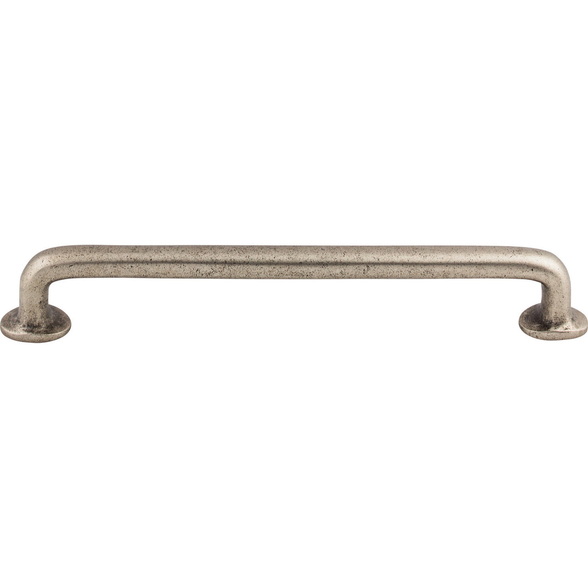 Top Knobs M1395: 9" cc Aspen Round Bar Cabinet Pull - Silicon Bronze Light