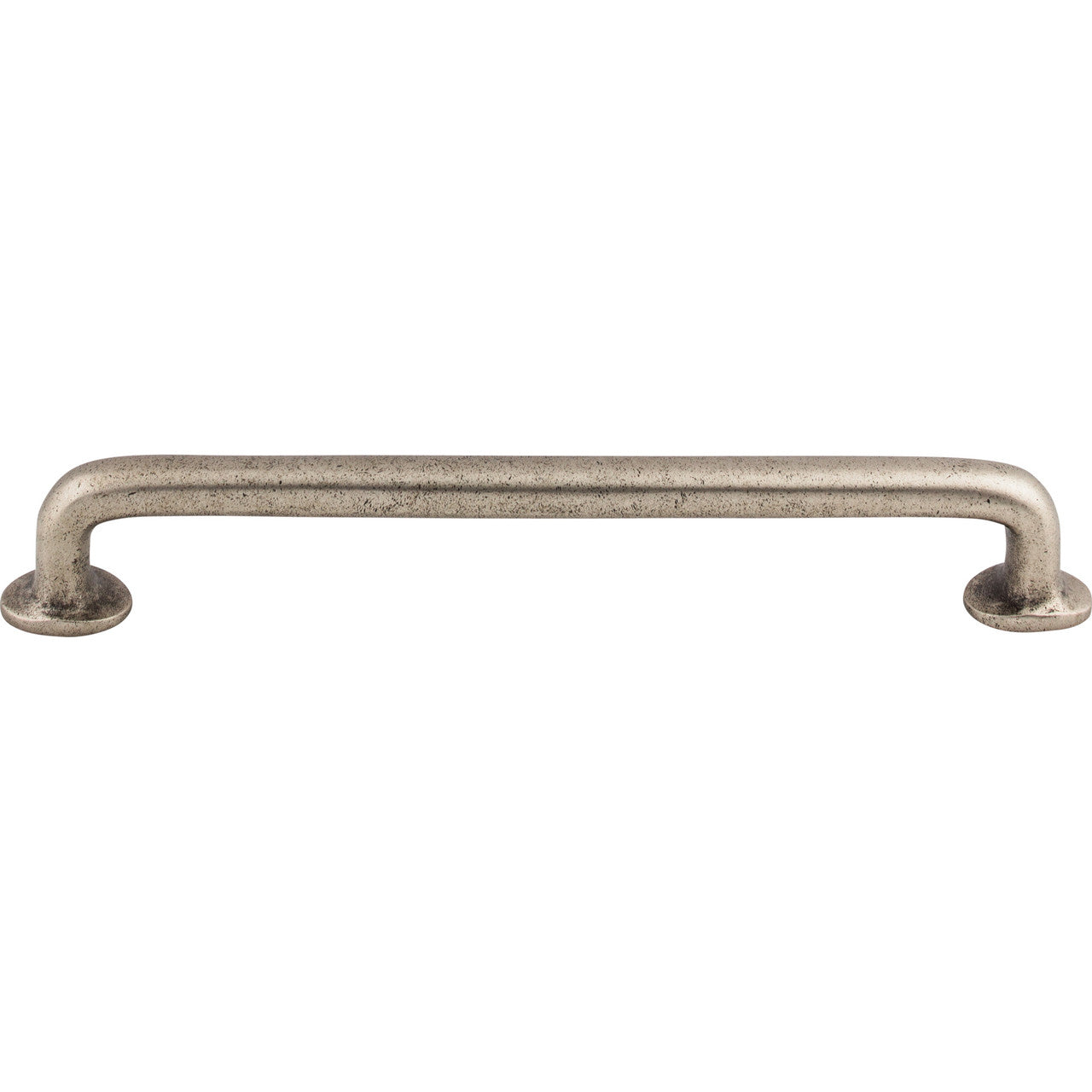 Top Knobs M1395: 9" cc Aspen Round Bar Cabinet Pull - Silicon Bronze Light