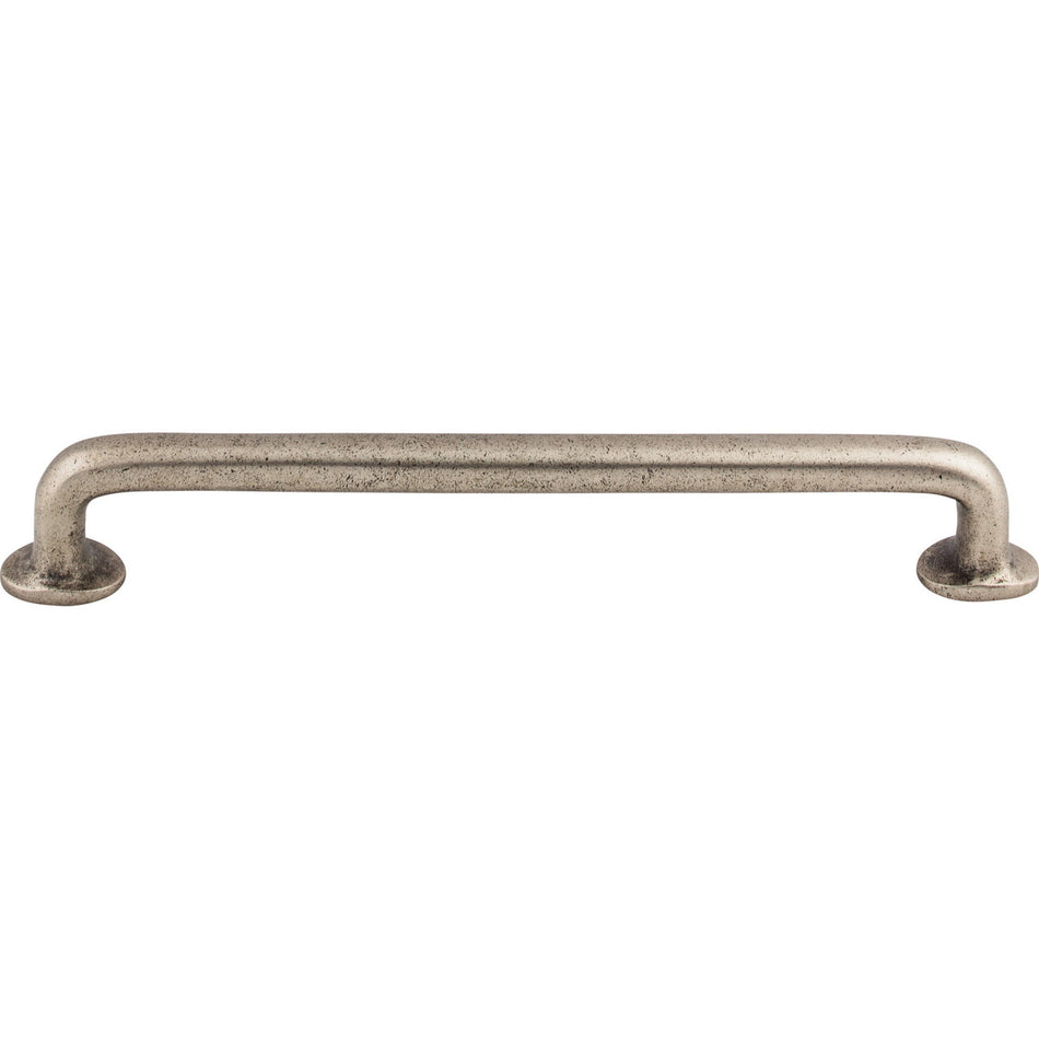 Top Knobs M1395: 9" cc Aspen Round Bar Cabinet Pull - Silicon Bronze Light