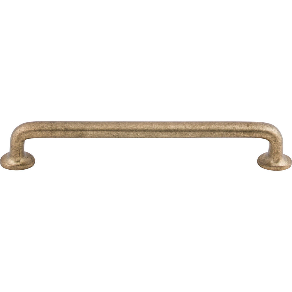 Top Knobs M1396: 9" cc Aspen Round Bar Cabinet Pull - Light Bronze