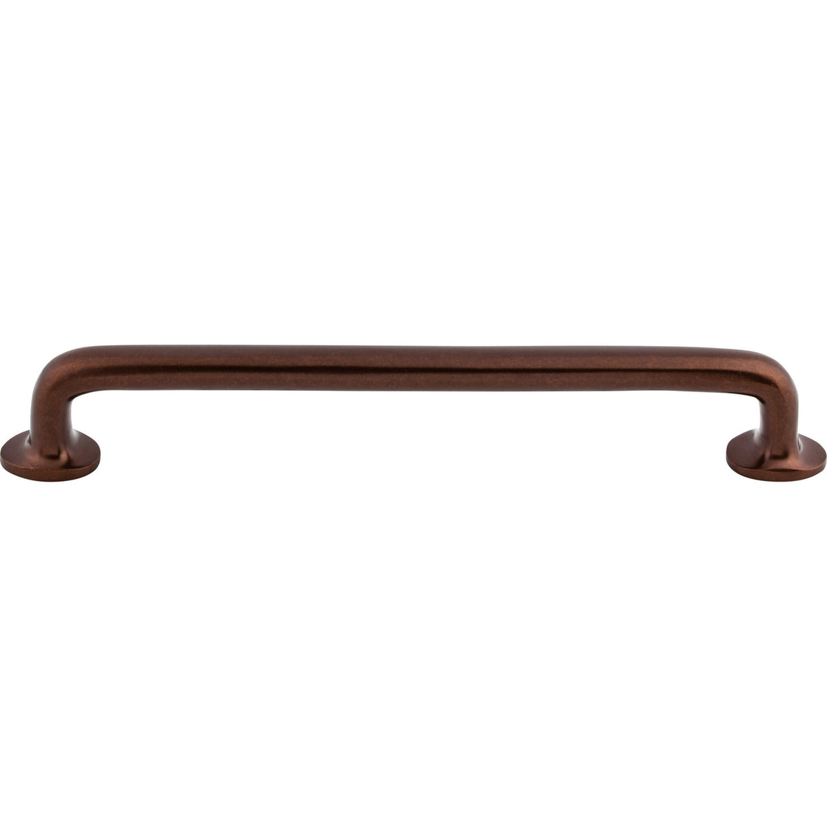 Top Knobs M1398: 9" cc Aspen Round Bar Cabinet Pull - Mahogany Bronze