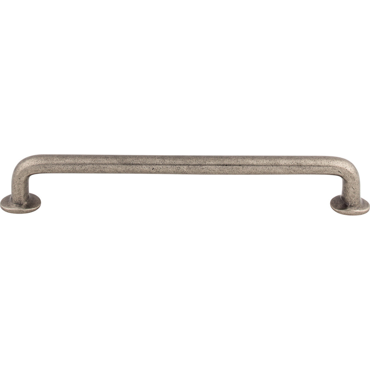 Top Knobs M1400: 12" cc Aspen Round Bar Appliance Pull - Silicon Bronze Light
