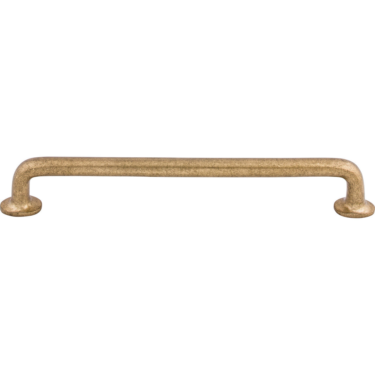 Top Knobs M1401: 12" cc Aspen Round Bar Appliance Pull - Light Bronze