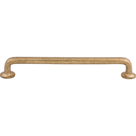 Top Knobs M1401: 12" cc Aspen Round Bar Appliance Pull - Light Bronze