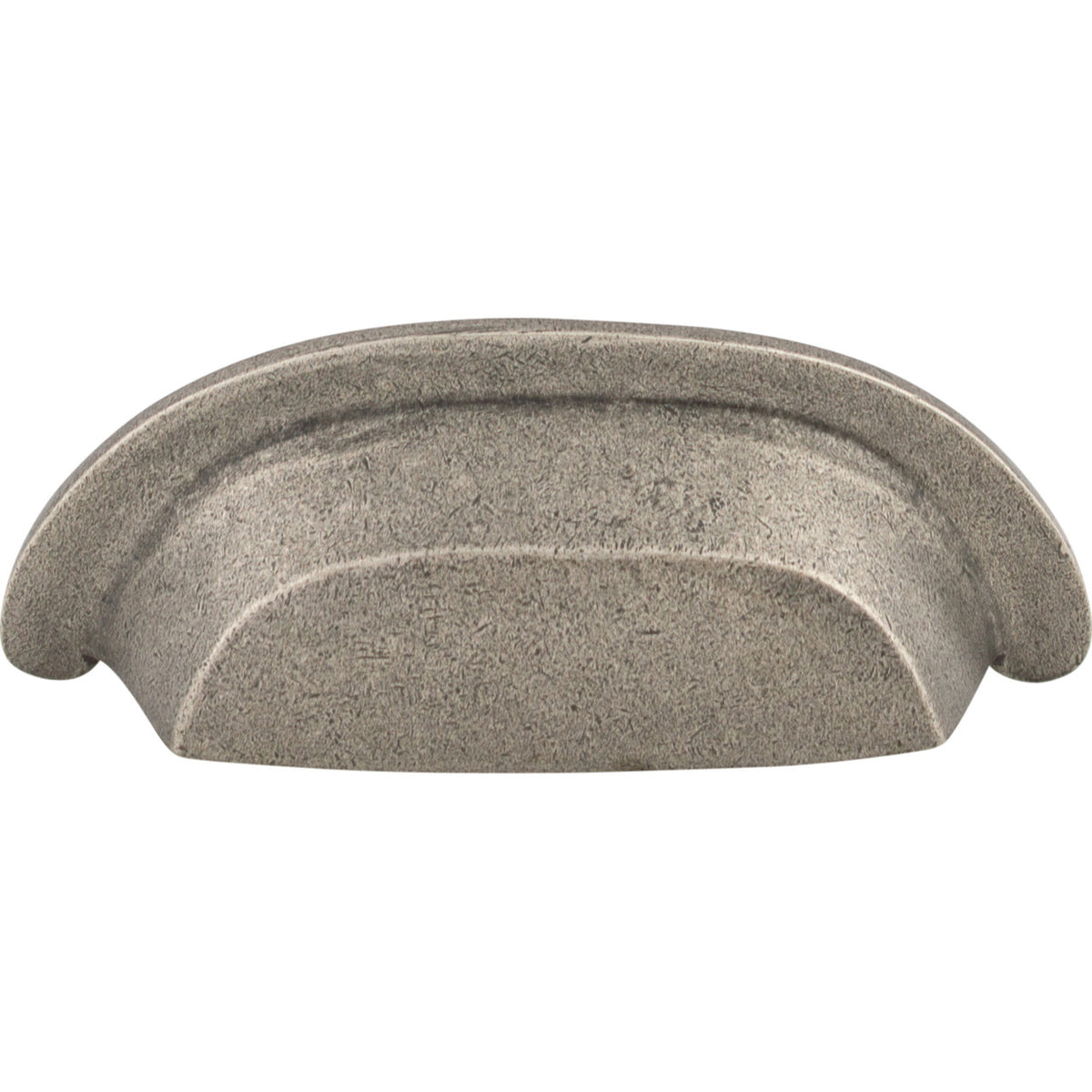 Top Knobs M1410: 3" cc Aspen Cup Cabinet Pull - Silicon Bronze Light