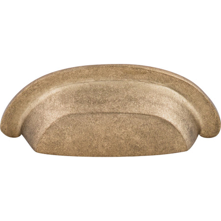 Top Knobs M1411: 3" cc Aspen Cup Cabinet Pull - Light Bronze