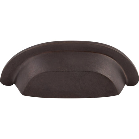 Top Knobs M1412: 3" cc Aspen Cup Cabinet Pull - Medium Bronze