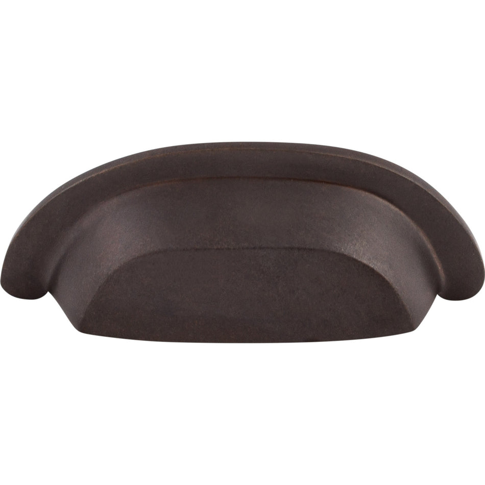 Top Knobs M1412: 3" cc Aspen Cup Cabinet Pull - Medium Bronze