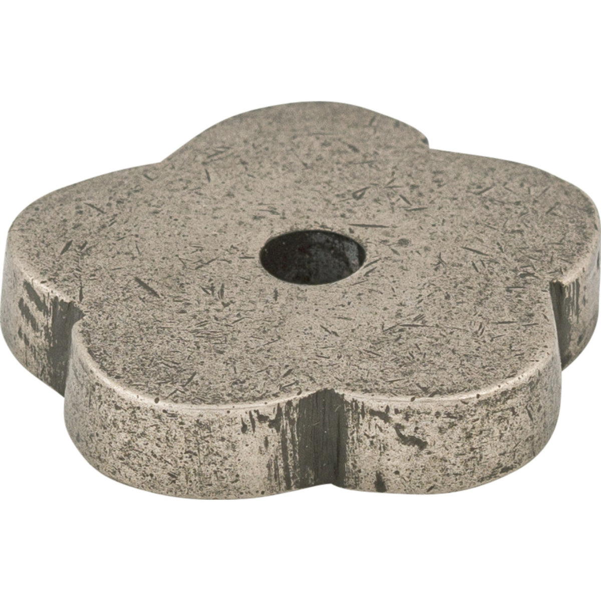 Top Knobs M1425: Aspen Flower Backplate - Silicon Bronze Light