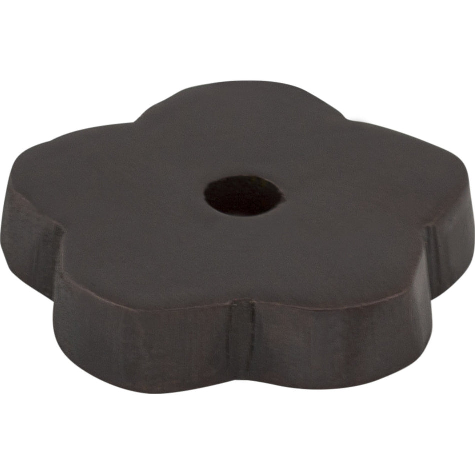 Top Knobs M1427: Aspen Flower Backplate - Medium Bronze