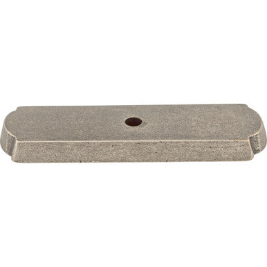 Top Knobs M1430: Aspen Rectangle Backplate - Silicon Bronze Light