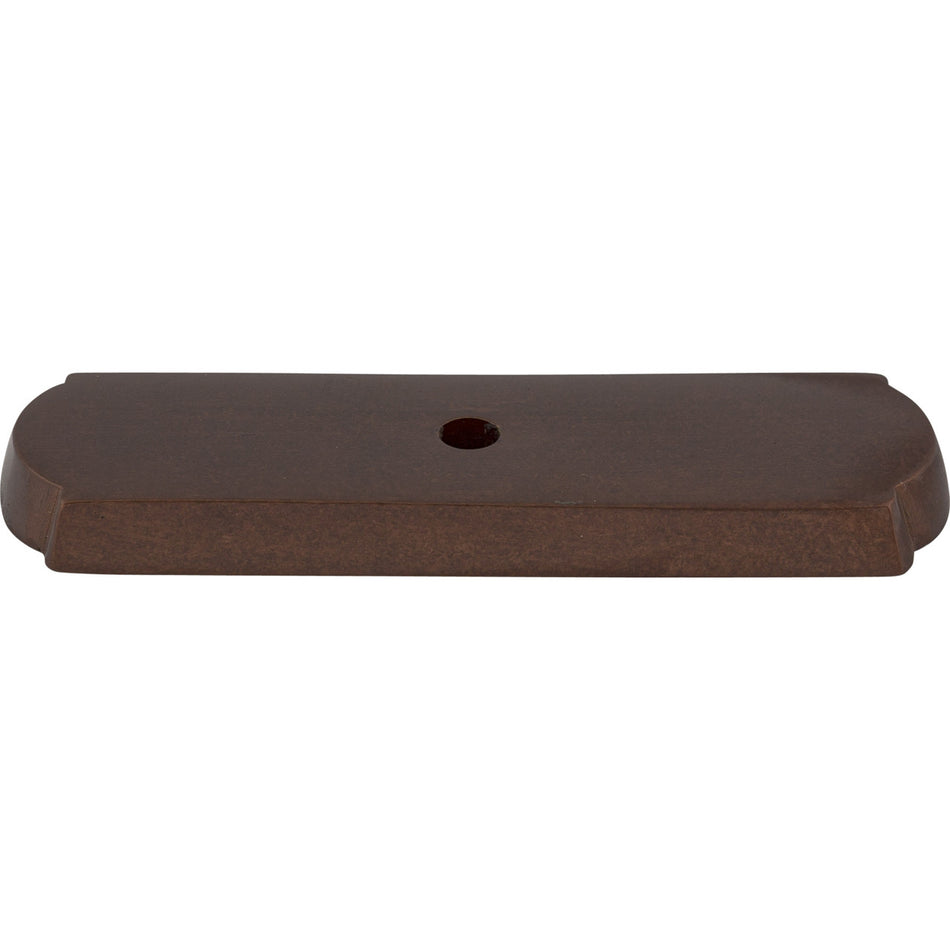 Top Knobs M1433: Aspen Rectangle Backplate - Mahogany Bronze