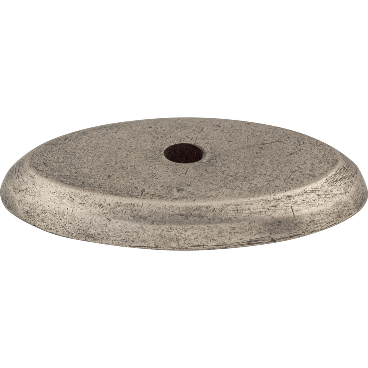 Top Knobs M1435: Aspen Oval Backplate - Silicon Bronze Light