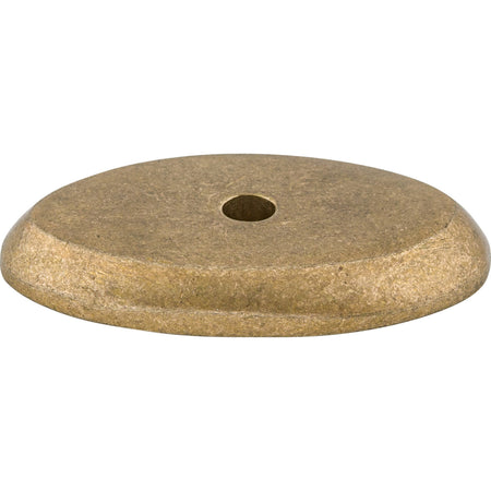 Top Knobs M1436: Aspen Oval Backplate - Light Bronze