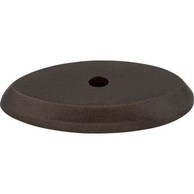 Top Knobs M1437: Aspen Oval Backplate - Medium Bronze