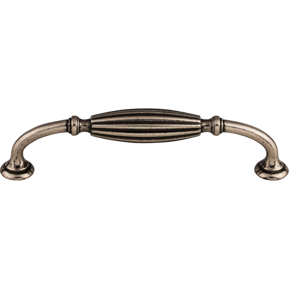 Top Knobs M143: 5-1/16" cc Tuscany D-Handle Cabinet Pull - Pewter Antique